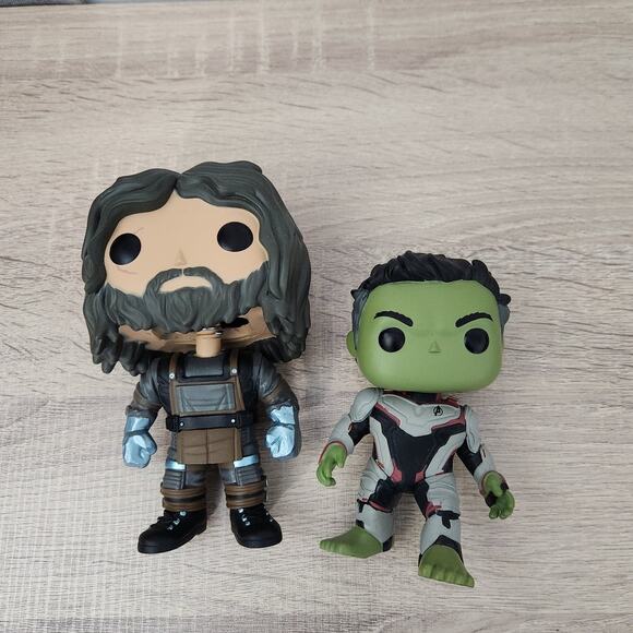 Funko Pop LOT Marvel Avengers Infinity War 332 Eitri 451 Hulk Endgame Figures - Picture 2 of 5